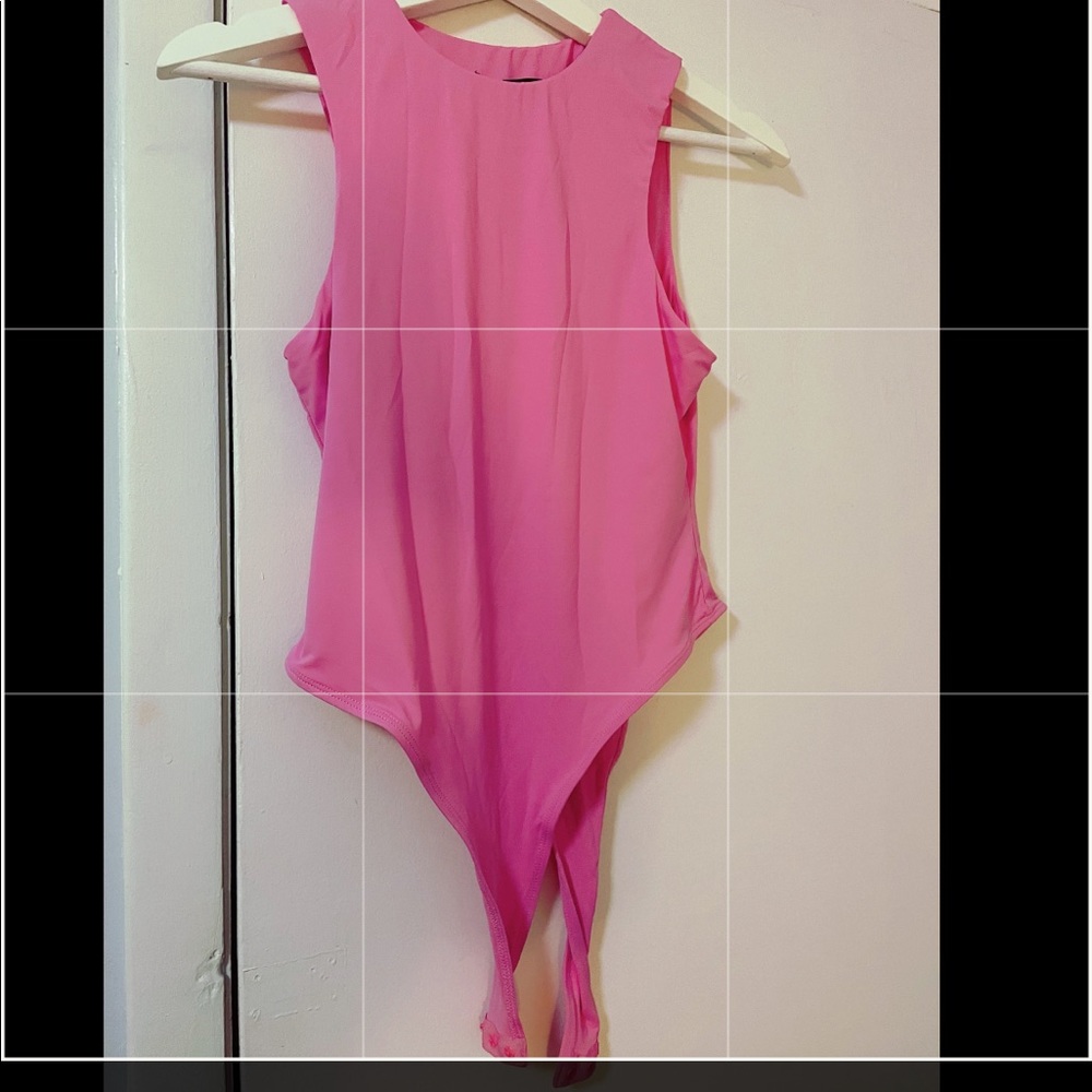 Both bodysuit pink and red ( new never worn)